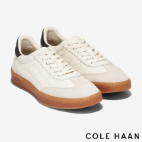 【Cole Haan】GP BREAKAWAY SNEAKER 復古絎縫 休閒足球鞋 女鞋(象牙白-W30272)