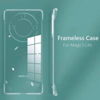 Frameless Slim Clear Hard Back Cover Case On For Honor Magic5 Lite Magic 5 Lite Pro 5G ShockProof Coque Phone Cases