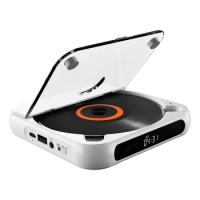 Versatile Portable CD Player Stereo HIFI Music With Bluetooth Compatible Speaker CD Album English Music Player