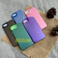 Case Iphone 7, 8, SE 2020, SE 2022 So Cool SoCool Hybird New IMD Plating Silver Chrome PC Silikon Hi