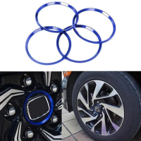 Car Wheel Center Caps Hub Rings Tire Center Decoration Cover Trims For Honda 10Th Civic 2016-2021 Accessories