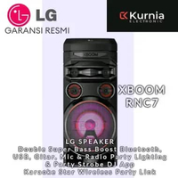 LG XBOOM RNC7 Bluetooth Party Speaker Karaoke Mic/Guitar Radio input