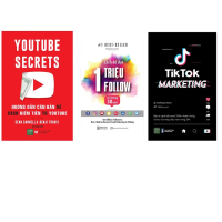 Combo 3 Cuốn Sách: Cách Để Đạt 1 Triệu Follow Chỉ Trong 30 Ngày + Youtube Secrets + Tiktok Marketing