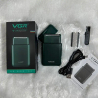 ที่โกนหนวดไฟฟ้า VGR V-353 ขนาดพกพา ใช้งานง่ายสะดวกสบาย เครื่องโกนหนวดเคราแบบชาร์จไฟได้