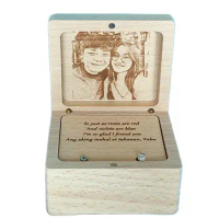 Customized Song Music Box, Photo Engraving, I Found You, Carved Play, Once Open, Birthday Proposal, Anniversary, Christmas
