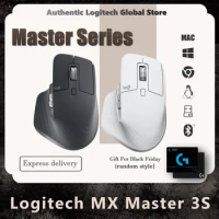 Logitech MX Master 3S Wireless Mouse 8000 DPI Auto-Shift Scroll Wheel Wireless Bluetooth Mouse Office Sensor Technology Mice