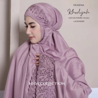 Mukena Khadijah Dewasa Katun Premium Full Bordir Motif Cantik by Nida Collection