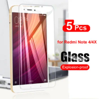 5Pcs Tempered Glass For Xiaomi Redmi Note 4 4X 4A Screen Protector For Xiaomi Redmi Note 4X Glass Transparent Film 9H