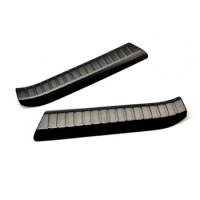 Car Trunk Door Guard Strips Sill Plate Protector Rear Bumper Guard Trim Strip for Toyota Yaris Ativ / VIOS 2022 2023 A