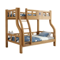 Hot sale School Bunk Bed Child Bed For Kids Bedroom Set Space Saving Home Bedroom Furniture Kids Wooden Bunk Bed