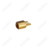 100 Pieces MMCX Jack Female PCB Edge Mount RF Connector Gold For DIY Shure SE215 SE315 SE425 earphone