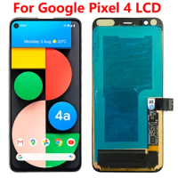 Original AMOLED Pixel4 LCD For Google Pixel 4 LCD Display Touch Screen Digitizer Assembly For Google Pixel 4 G020M Repair panel