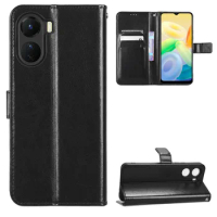 Fashion Wallet PU Leather Case Cover For Vivo Y16/Vivo Y15S 2021/Y33S Y52 Y73 Y72 V21 V21E V20 Flip Protective Phone Back Shell
