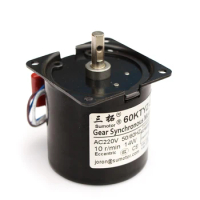 60KTYZ 14W 220V 50/60Hz Best selling ac electrical permanent magnet CW CCW reversible synchronous motor with long life