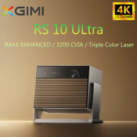 2024 News XGIMI RS 10 Ultra Triple Color 4K Laser Projector DLP 3200 CVIA Lumens 128GB Home Theater WIFI 6 Android 3D Beamer