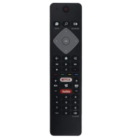 Replacement Remote Control for Philips TV BRC0884305/01 32Phs6825/60 with NETFLIX YOUTUBE 4K Smart LED UHD Android HDTV