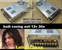 Power supply switching 12V 30A ada Kipas Fan psu 12Volt 12vol 30ampere 30 amper ampere DC 12v 12vdc