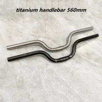 UJ Folding bicycle titanium M handlebar for brompton bike titanium alloy handlebar 560mm height 95mm for birdy for dahon