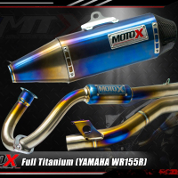 ท่อWR155r Full Titanium คอท่อ+ปลายท่อ(สินค้าพร้อมส่ง ส่งฟรี) Motorcycle มอเตอร์ไซค์