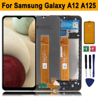 6.5" OEM For Samsung Galaxy A12 LCD A125F A125F/DS Display Touch Screen Digitizer For Samsung A12 Screen Replacement Part