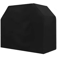 Grill Cover 58 Inch Grill Cover BBQ Grill Cover,Gas Grill Cover for Weber,Light Weight,Water Resistant,Black