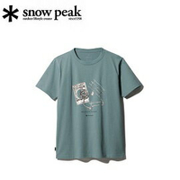 [Snow Peak] SP 平板單口爐T恤 藍色 / TS-20SU10500LB