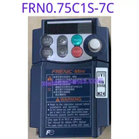 Used frequency converter FRN0.75C1S-7C 0.75kw 220v functional test intact