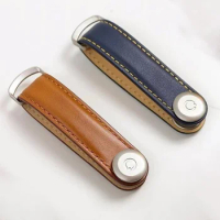 Original Orbitkey Leather Key Ring For Men And Women Simple And Creative Car Key Ring Multi Purpose Pendant Clasp