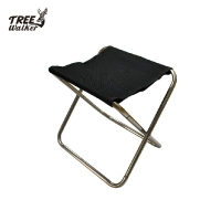 【Treewalker露遊】輕巧摺疊凳 戶外露營椅 登山 折疊椅 釣魚凳 不銹鋼 輕量型 沙灘椅 便攜式