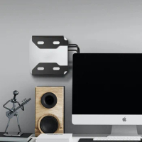 Desktop/Wall-mounted Desk Mount Dock Scratchproof Acrylic Vertical Stand Storage Acrylic Bracket Lightweight for Mac Studio 2022