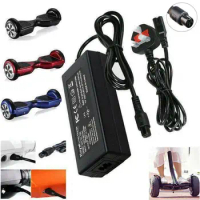 42V 2A Black Fast Charger Power Adapter For Segway Swegway Smart Hoverboard Balance Board