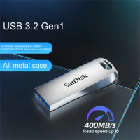 SanDisk Flash drive CZ74 USB 3.2 Flash Drive 128GB 64GB 32GB 256GB 512gb Pen Drive Tiny Pendrive Memory Stick Storage Device