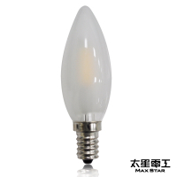 太星電工 星鑽光LED蠟燭磨砂泡E14/0.9W/暖白光  ANC349L