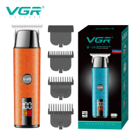 VGR V-943 New Design Leather Barber Cordless Rechargeable Professional Hair Trimmer for Men V943