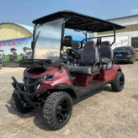 CE Certification New Design Independent Front Suspension 4 Seater Golf Carts 48V 72V Lithium Battery Electric Lifted Golf Cart