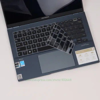 For 2022 ASUS Zenbook 14 OLED 2022 UX3402 UX3402V UX3402ZA UM3402 UM3402YA 14" Silicone TPU Laptop Keyboard Cover Protector Skin