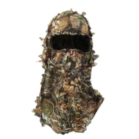 3D Tactical Camouflage Balaclava Full Face Mask Ghillie Suits Accessories Outdoor Wargame Sniper Hunting CS Airsoft Military Hat