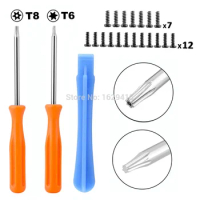 IVYUEEN Game Tools Kit for Microsoft Xbox One Series X S Elite 1 2 Controller Security Torx T8 T6 Screwdriver Tear Down Repair