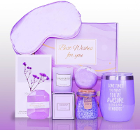 Spa Gift Baskets for WomenSpa Set for Women Bath Sets for Women Gift Self Care GiftsPink Spa Gift - 