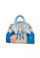 MLB MLB KIDS WATER MONOGRAM LAFFIA CROSS BAG NEW YORK YANKEES