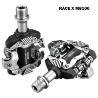 DEORE X-M8100 Self-Locking SPD Pedals MTB Components Using for Bicycle Racing Mountain Bike Parts