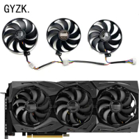 New For ASUS GeForce RTX2060S 2070 2070S 2080 2080S 2080ti GTX1660ti ROG STRIX Graphics Card Replacement Fan FDC10H12S9-C