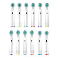 【日本代購】12 件裝牙刷頭適用於 Oral b 牙刷頭替換刷頭適用於 Oral-B 電動牙刷噴嘴