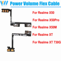 Power Volume Buttons For OPPO Realme X50 Pro X50M XT XT-730G ON OFF Power Volume Side Key Button Flex Cable Ribbon Repair Parts