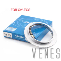 Venes For C/Y-EOS 3rd Generation AF Confirm Adapter For Contax Yashica CY Mount Lens to Canon (D)SLR Camera 4000D/2000D/6D II