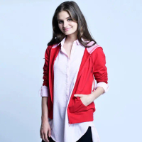 CARDINAL GIRL JAKET HOODIE (MERAH)