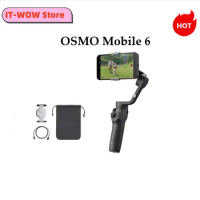 DJI Osmo Mobile 6 Smartphone Gimbal Stabilizer 3-Axis Phone Gimbal Portable and Foldable Vlogging Stabilizer For YouTube TikTo