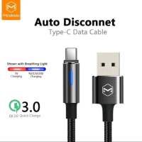 MCDODO Kabel Cas Iphone / Type C QC3.0 LED Auto Disconnect 1.8 Meter Smart Charging Cable USB To Iph