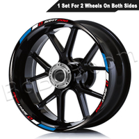 TOPnewFor Aprilia SR GT 200 sr gt Sport 200 2022 Motorcycle Wheel Decal Scooter Rim Stripe Sticker A