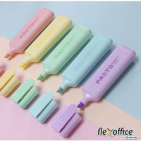 [Có Quà Tặng Kèm]Bút dạ quang màu Pastel Thiên Long Flexoffice Pazto FO-HL009/VN - Bút dạ quang rửa 